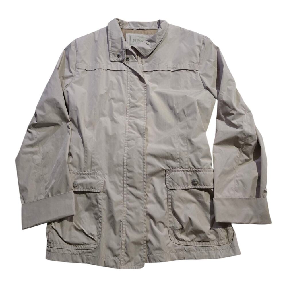 Geox Respira Beige Women Jacket Size 12 Coat